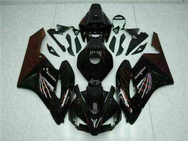 Vermelho Chama Carenagem CBR 1000RR 2004-2005 Vermelho Chama Carenagem CBR 1000RR 2004-2005
