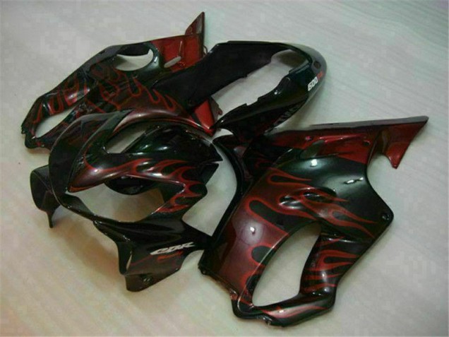 Vermelho Chama Carenagem CBR 600 F4i 2004-2007 Vermelho Chama Carenagem CBR 600 F4i 2004-2007