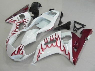 Vermelho Chama Carenagem R6 1998-2002