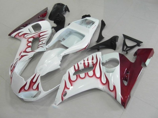 Vermelho Chama Carenagem R6 1998-2002 Vermelho Chama Carenagem R6 1998-2002