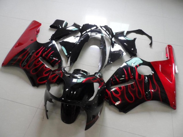 Vermelho Chama Carenagem ZX12R 2000-2001 Vermelho Chama Carenagem ZX12R 2000-2001