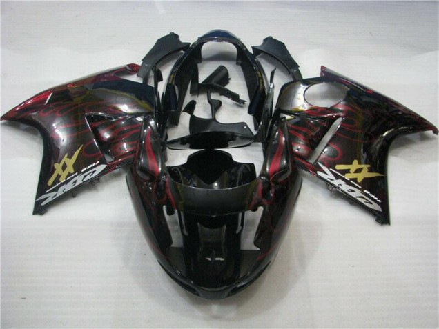 Vermelho Chama Kit Carenagem CBR 1100 XX 1996-2007