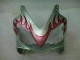 Vermelho Chama Prata Carenagem CBR 600 F4i 2001-2003 Vermelho Chama Prata Carenagem CBR 600 F4i 2001-2003