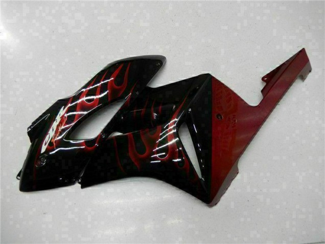 Vermelho Chama Preto Carenagem CBR 1000RR 2004-2005 Vermelho Chama Preto Carenagem CBR 1000RR 2004-2005