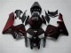 Vermelho Chama Preto Carenagem CBR 600RR 2005-2006 Vermelho Chama Preto Carenagem CBR 600RR 2005-2006
