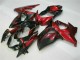 Vermelho Chama Preto Carenagem GSXR 1000 K9 2009-2016 Vermelho Chama Preto Carenagem GSXR 1000 K9 2009-2016