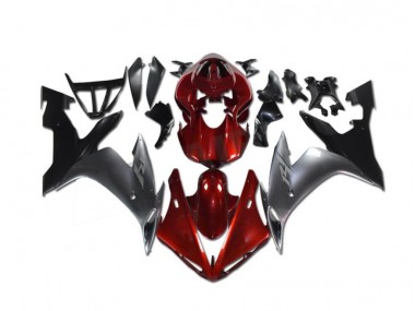 Vermelho Cinzento Preto Carenagem R1 2004-2006