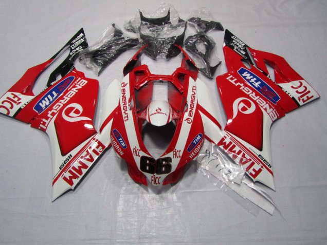 Vermelho FIAMM FICC Carenagem Ducati 1199 2011-2014