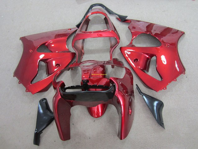 Vermelho Kit Carenagem ZX6R 2000-2002 Vermelho Kit Carenagem ZX6R 2000-2002