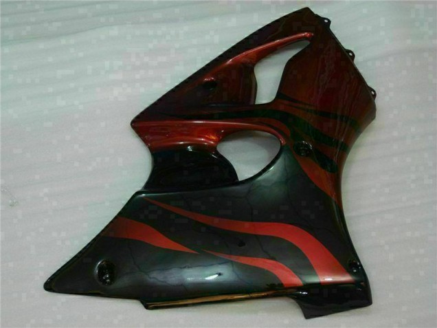 Vermelho Kits Carenagem ZX6R 2000-2002 Vermelho Kits Carenagem ZX6R 2000-2002