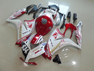 Vermelho Musashi Carenagem CBR 1000RR 2012-2016