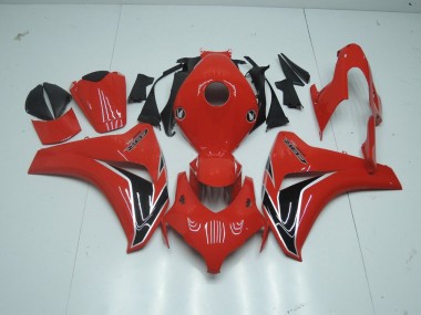 Vermelho & Ouro Preto Carenagem CBR 1000RR 2008-2011