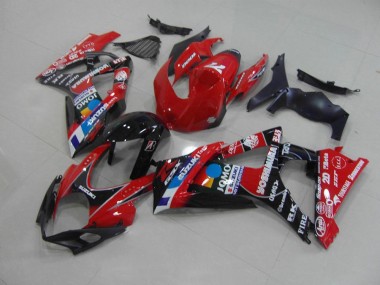 Vermelho Plástico GSXR 1000 K7 2007-2008