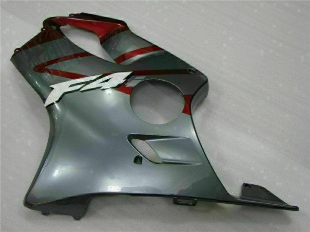Vermelho Prata Abs Kits Completos Carenagem CBR 600 F4i 2001-2003 Vermelho Prata Abs Kits Completos Carenagem CBR 600 F4i 2001-2003