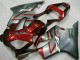 Vermelho Prata Abs Kits Completos Carenagem CBR 600 F4i 2001-2003 Vermelho Prata Abs Kits Completos Carenagem CBR 600 F4i 2001-2003