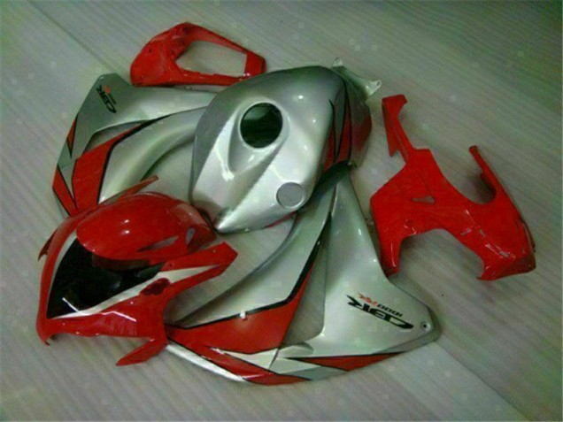 Vermelho Prata Abs Plásticos CBR 1000RR 2008-2011