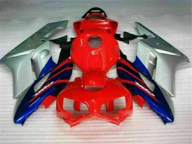 Vermelho Prata Azul Carenagem CBR 1000RR 2004-2005