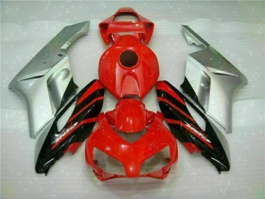 Vermelho Prata Carenagem CBR 1000RR 2004-2005