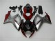 Vermelho Prata Carenagem GSXR 600 / 750 K6 2006-2007