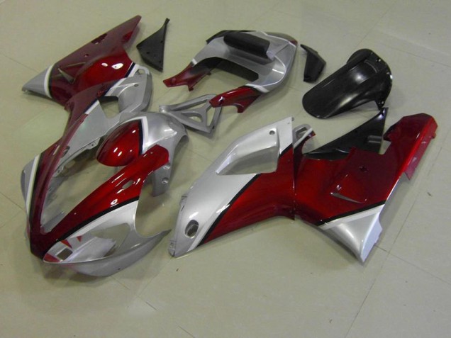 Vermelho & Prata Carenagem R1 2000-2001 Vermelho & Prata Carenagem R1 2000-2001