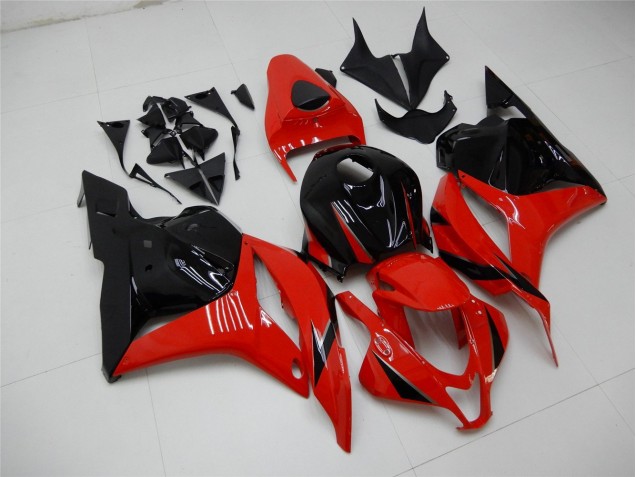 Vermelho Preto Abs Carenagem CBR 600RR 2009-2012 Vermelho Preto Abs Carenagem CBR 600RR 2009-2012