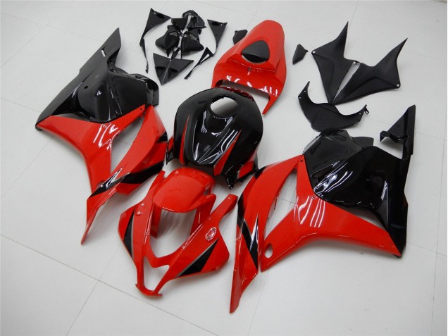 Vermelho Preto Abs Carenagem CBR 600RR 2009-2012 Vermelho Preto Abs Carenagem CBR 600RR 2009-2012