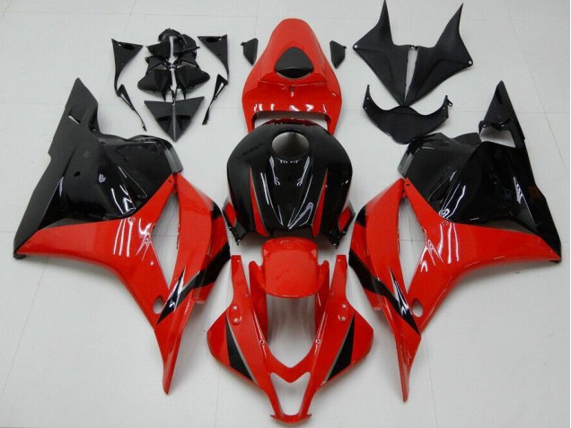 Vermelho Preto Abs Carenagem CBR 600RR 2009-2012 Vermelho Preto Abs Carenagem CBR 600RR 2009-2012