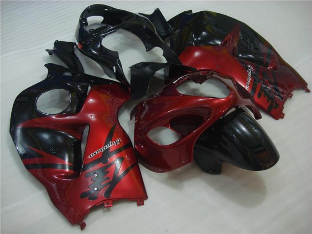 Vermelho Preto Abs Carenagem GSXR 1300 Hayabusa 1996-2007 Vermelho Preto Abs Carenagem GSXR 1300 Hayabusa 1996-2007