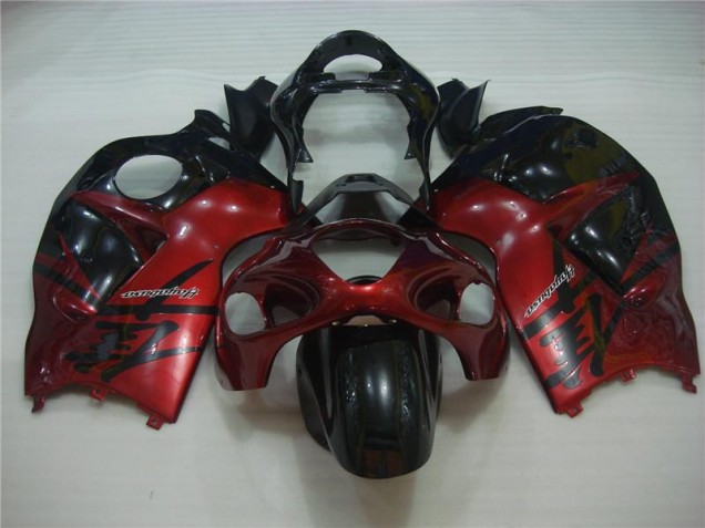 Vermelho Preto Abs Carenagem GSXR 1300 Hayabusa 1996-2007 Vermelho Preto Abs Carenagem GSXR 1300 Hayabusa 1996-2007
