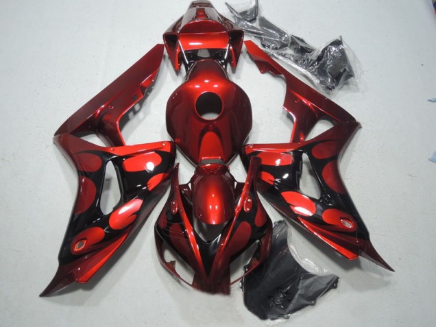 Vermelho Preto Abs Kit Completos Carenagem CBR 1000RR 2006-2007 Vermelho Preto Abs Kit Completos Carenagem CBR 1000RR 2006-2007