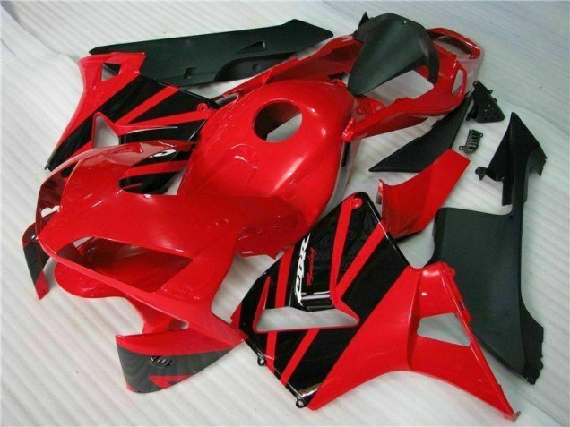 Vermelho Preto Abs Kits Carenagem CBR 600RR 2003-2004 Vermelho Preto Abs Kits Carenagem CBR 600RR 2003-2004