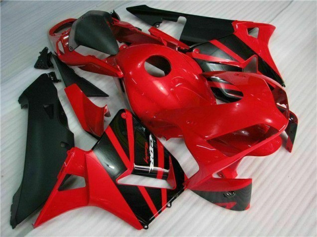 Vermelho Preto Abs Kits Carenagem CBR 600RR 2003-2004 Vermelho Preto Abs Kits Carenagem CBR 600RR 2003-2004