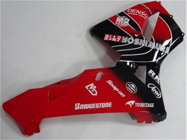 Vermelho Preto Abs Kits Carenagem CBR 600RR 2005-2006 Vermelho Preto Abs Kits Carenagem CBR 600RR 2005-2006