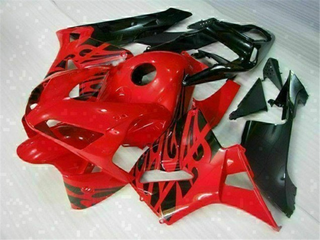 Vermelho Preto Abs Plástico CBR 600RR 2003-2004