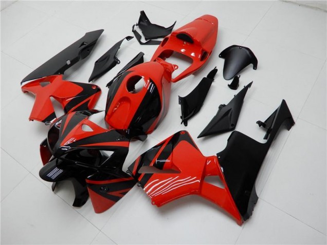 Vermelho Preto Abs Plástico CBR 600RR 2005-2006 Vermelho Preto Abs Plástico CBR 600RR 2005-2006
