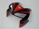 Vermelho Preto Abs Plástico CBR 600RR 2005-2006 Vermelho Preto Abs Plástico CBR 600RR 2005-2006