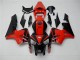 Vermelho Preto Abs Plástico CBR 600RR 2005-2006 Vermelho Preto Abs Plástico CBR 600RR 2005-2006
