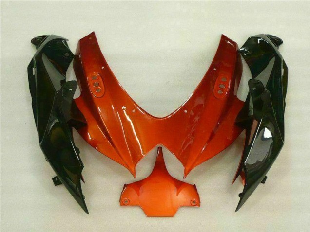 Vermelho Preto Abs Plástico GSXR 600 / 750 K8 2008-2010 Vermelho Preto Abs Plástico GSXR 600 / 750 K8 2008-2010
