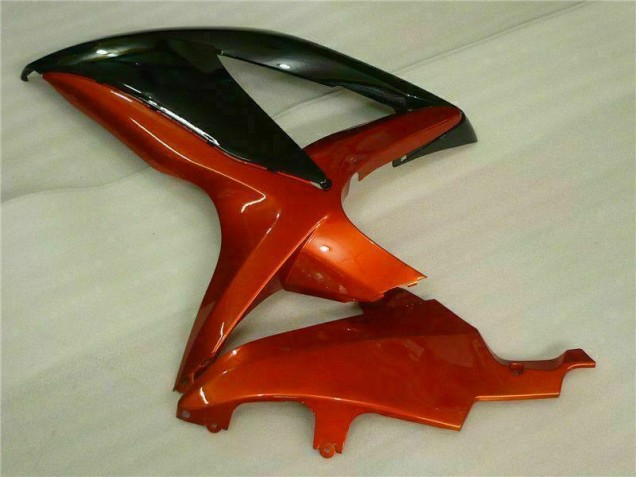 Vermelho Preto Abs Plástico GSXR 600 / 750 K8 2008-2010 Vermelho Preto Abs Plástico GSXR 600 / 750 K8 2008-2010