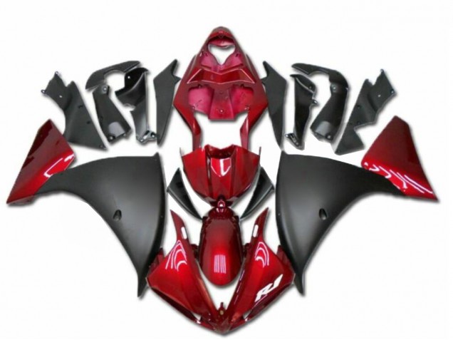 Vermelho Preto Abs Plástico R1 2009-2011 Vermelho Preto Abs Plástico R1 2009-2011