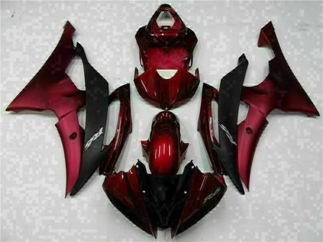 Vermelho Preto Abs Plástico R6 2008-2016
