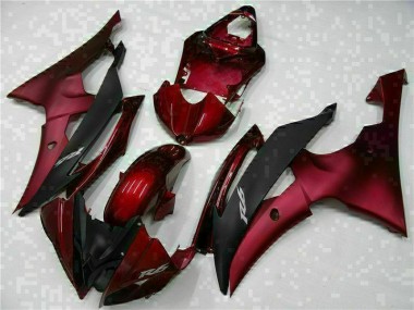 Vermelho Preto Abs Plástico R6 2008-2016