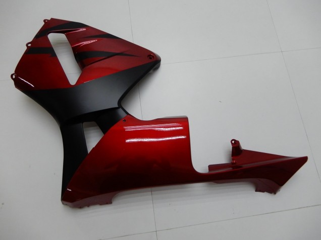 Vermelho Preto Abs Plásticos CBR 600RR 2003-2004 Vermelho Preto Abs Plásticos CBR 600RR 2003-2004