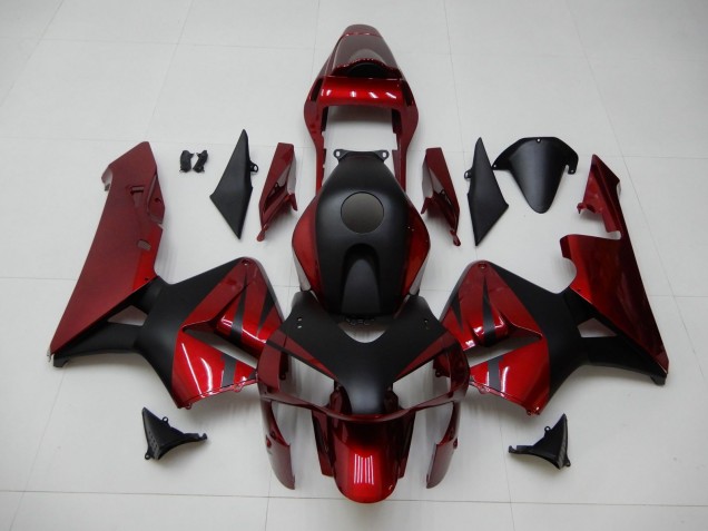 Vermelho Preto Abs Plásticos CBR 600RR 2003-2004 Vermelho Preto Abs Plásticos CBR 600RR 2003-2004