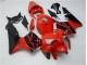 Vermelho Preto Abs Plásticos CBR 600RR 2005-2006 Vermelho Preto Abs Plásticos CBR 600RR 2005-2006