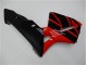 Vermelho Preto Abs Plásticos CBR 600RR 2005-2006 Vermelho Preto Abs Plásticos CBR 600RR 2005-2006