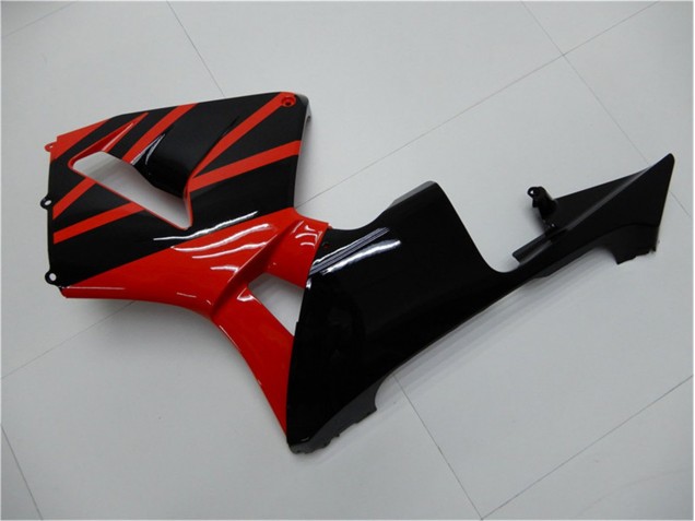 Vermelho Preto Abs Plásticos CBR 600RR 2005-2006 Vermelho Preto Abs Plásticos CBR 600RR 2005-2006