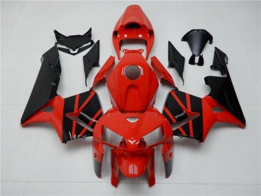 Vermelho Preto Abs Plásticos CBR 600RR 2005-2006