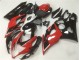 Vermelho Preto Abs Plásticos GSXR 1000 K5 2005-2006 Vermelho Preto Abs Plásticos GSXR 1000 K5 2005-2006