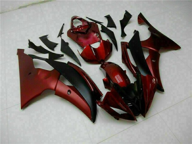 Vermelho Preto Abs Plásticos R6 2008-2016 Vermelho Preto Abs Plásticos R6 2008-2016
